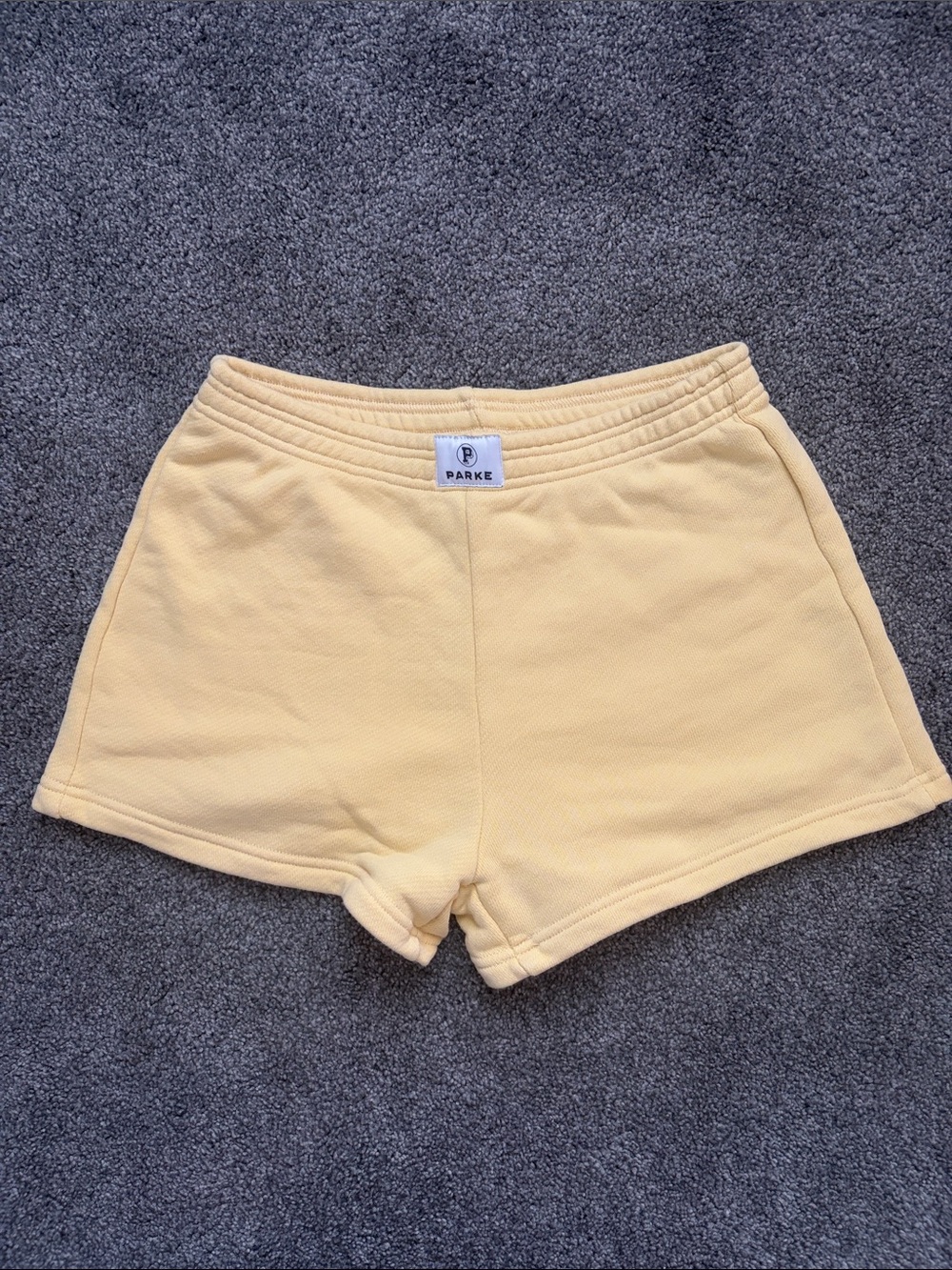 PARKE: Women's Soft Yellow Lounge Shorts
